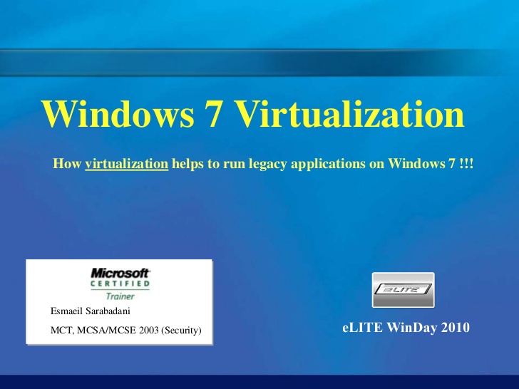 Windows Vista Vdi
